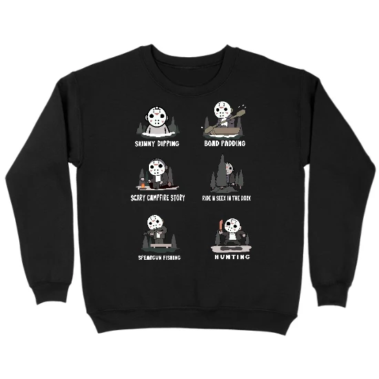 Camp With Jason Kids Crewneck Sweatshirt