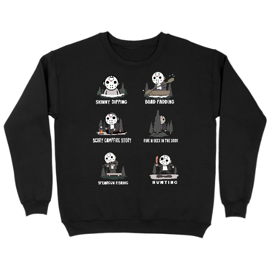 Camp With Jason Kids Crewneck Sweatshirt