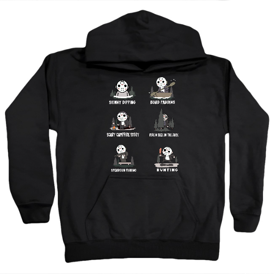 Camp With Jason Kids Hoodie