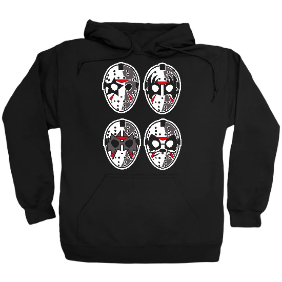 Kiss Jason Masks Hoodie