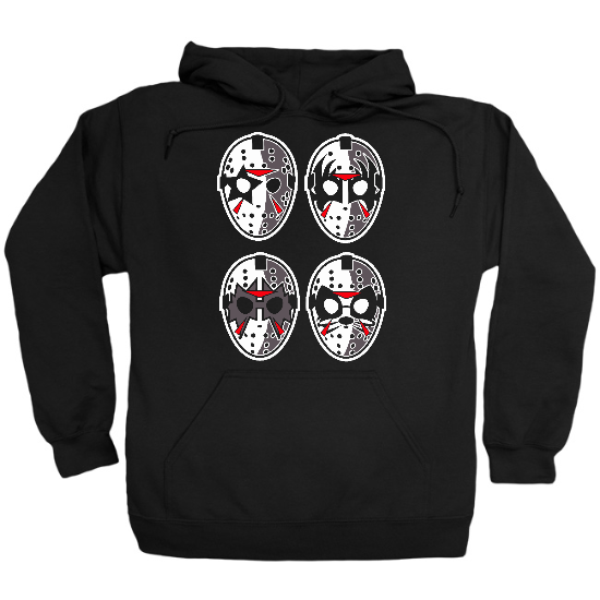 Kiss Jason Masks Hoodie
