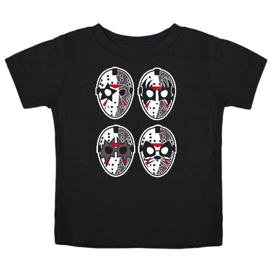 Kiss Jason Masks Kids T-Shirt