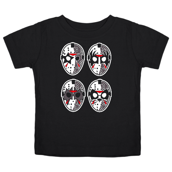 Kiss Jason Masks Kids T-Shirt
