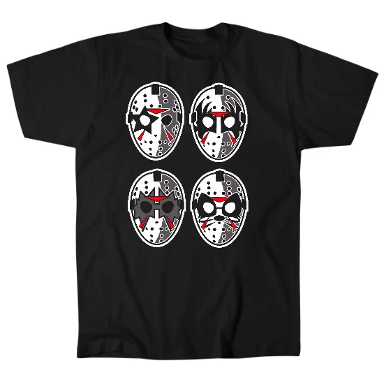 Kiss Jason Masks Mens T-Shirt