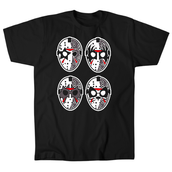 Kiss Jason Masks Mens T-Shirt