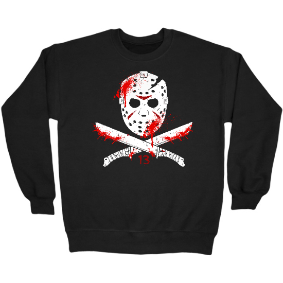 Jason Crossed Machetes Crewneck Sweatshirt