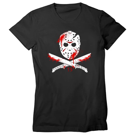 Jason Crossed Machetes Womens T-Shirt