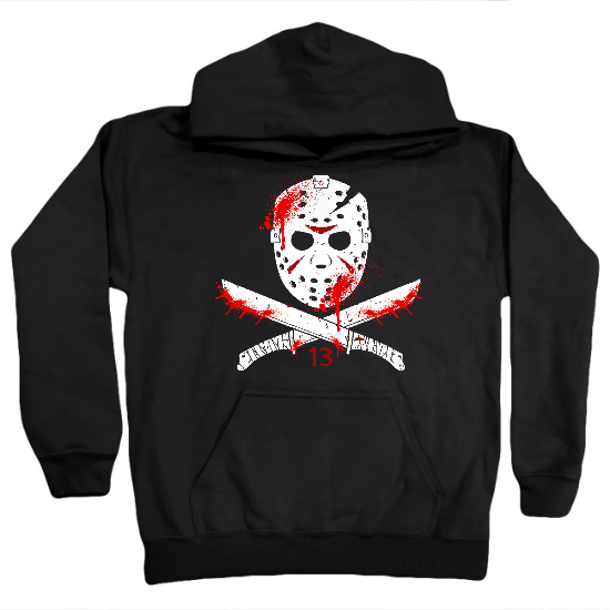 Jason Crossed Machetes Kids Hoodie
