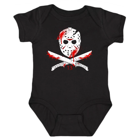 Jason Crossed Machetes Onesie