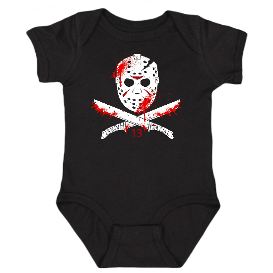 Jason Crossed Machetes Onesie