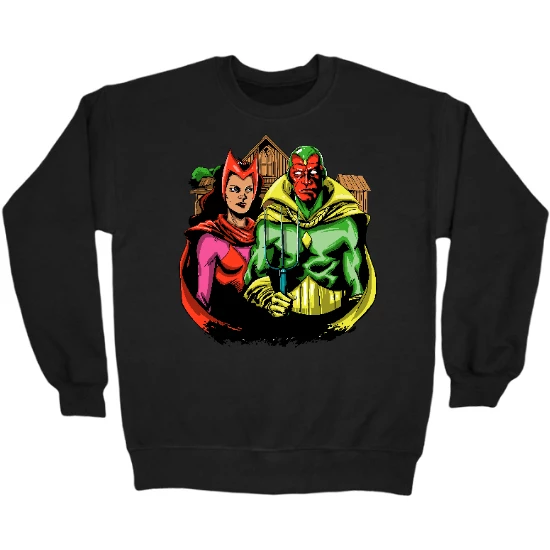 Vision & Scarlet Witch Crewneck Sweatshirt