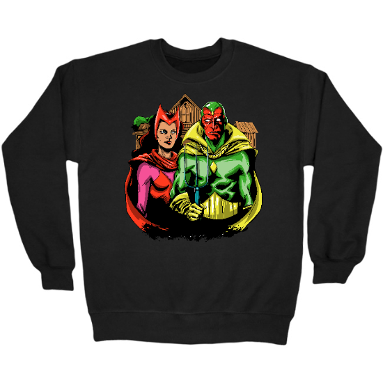 Vision & Scarlet Witch Crewneck Sweatshirt