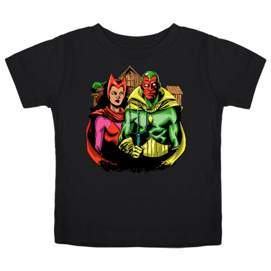 Vision & Scarlet Witch Kids T-Shirt