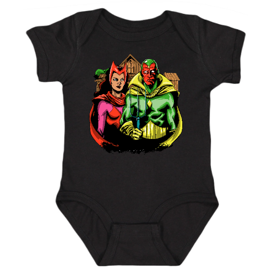Vision & Scarlet Witch Onesie