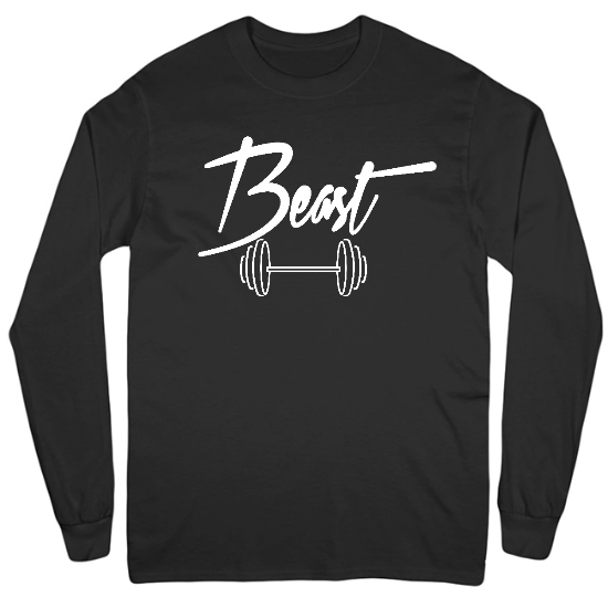 Beast Mens Long Sleeve T-Shirt