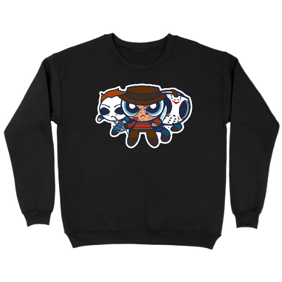 Powerpuff Killers Kids Crewneck Sweatshirt