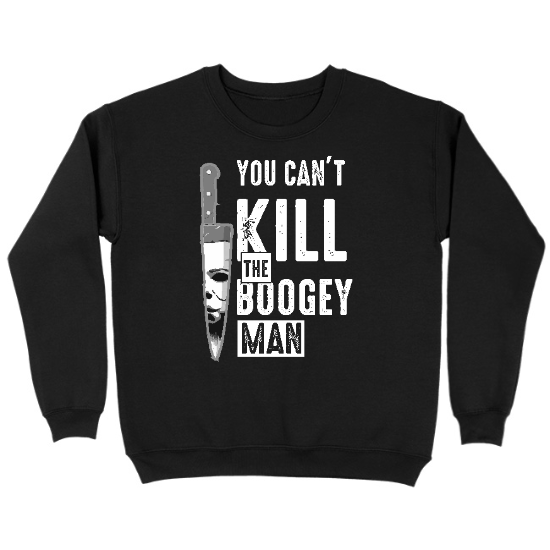 Cant Kill the Boogeyman Kids Crewneck Sweatshirt