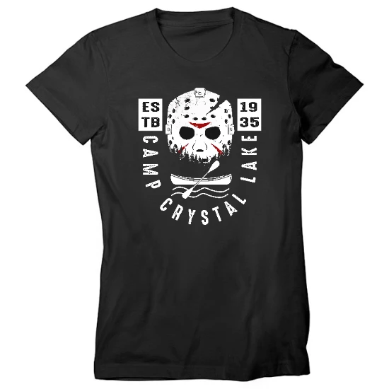 Camp Crystal Lake Womens T-Shirt