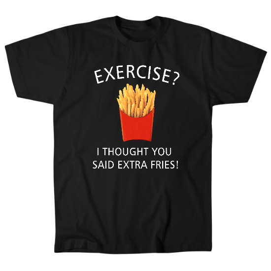 Extra Fries Mens T-Shirt
