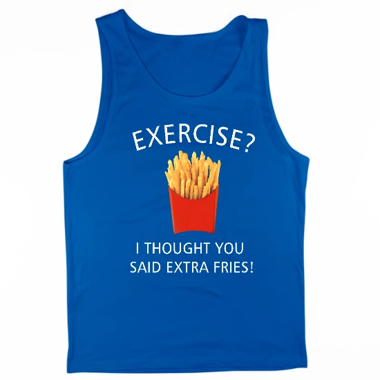 Extra Fries Mens Tank Top