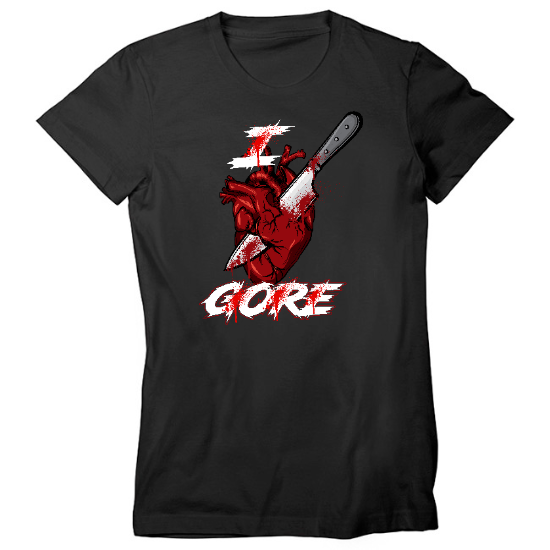 I Love Gore Womens T-Shirt