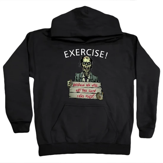 Exercise! Kids Hoodie 01