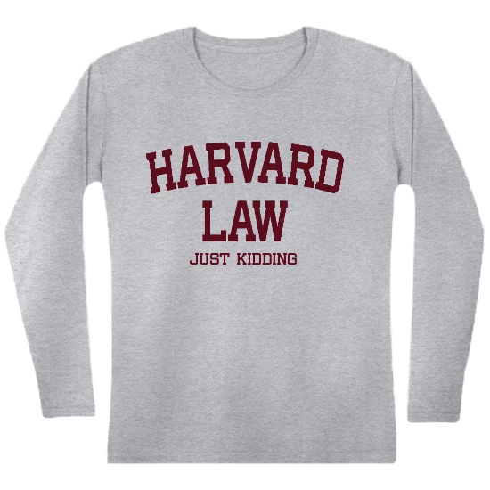 Law Student? Just Kidding Womens Long sleeve T-Shirt