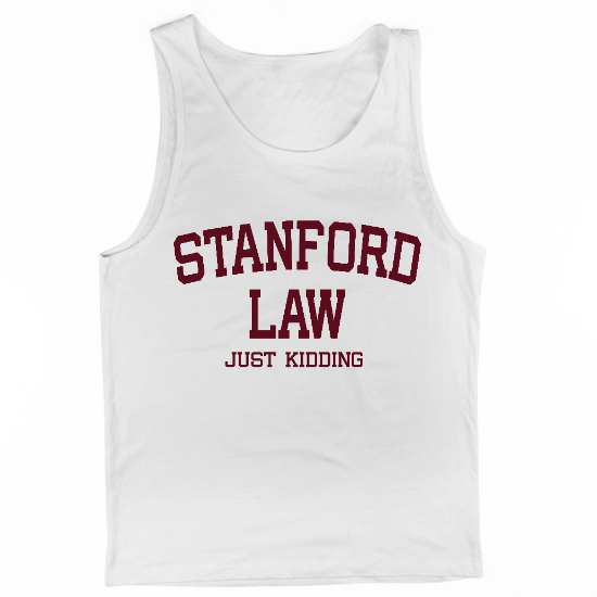 Law Student, Just Kidding Mens Tank Top