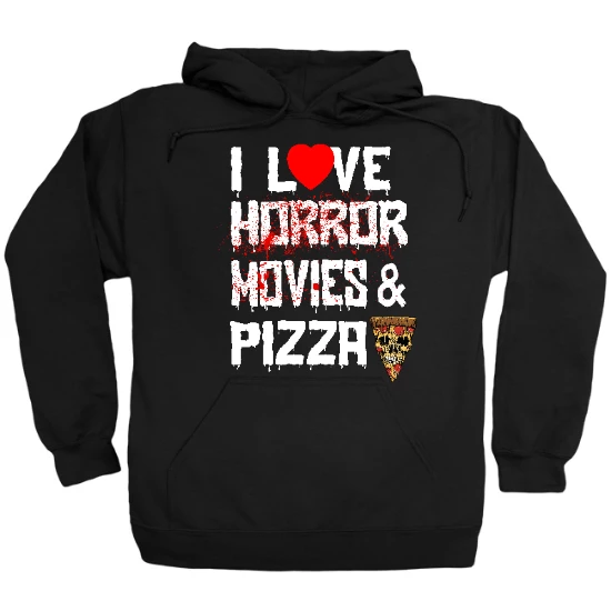 Horror Movies & Pizza Hoodie