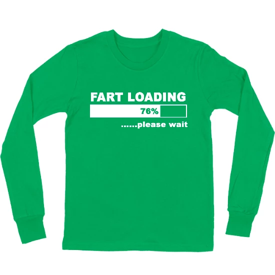 Fart Loading Kids Long Sleeve T-Shirt