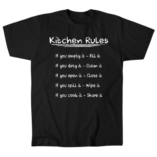 Kitchen Rules Mens T-Shirt