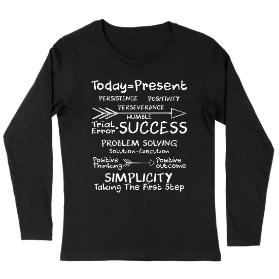 Steps to Success Womens Long sleeve T-Shirt