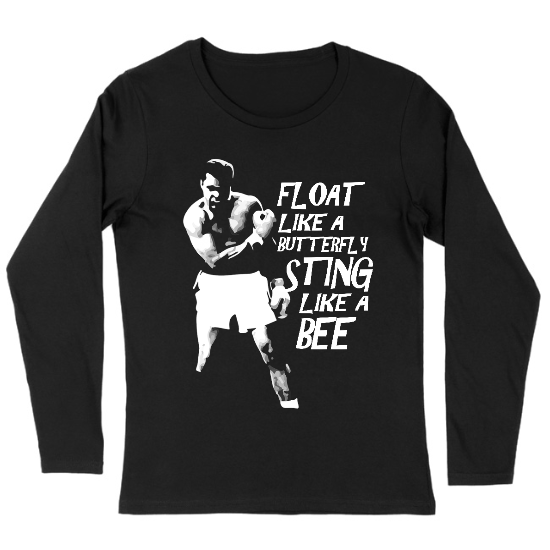 Float like a Butterfly Womens Long sleeve T-Shirt