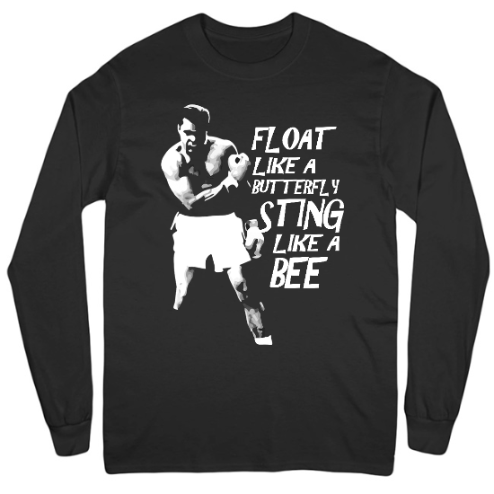 Float like a Butterfly Mens Long Sleeve T-Shirt
