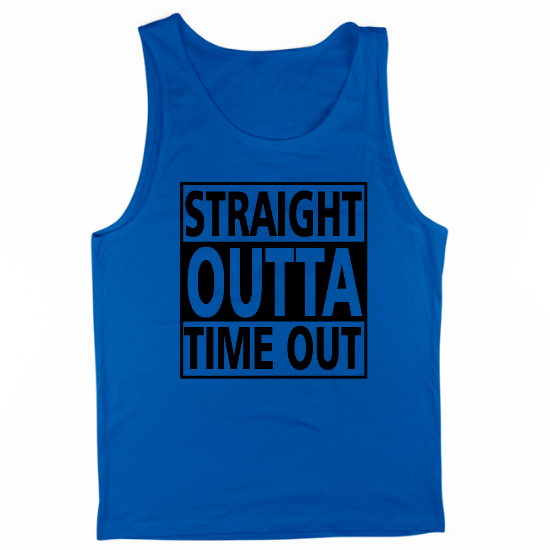 Straight Outta Time Out Mens Tank Top