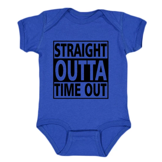 Straight Outta Time Out Onesie