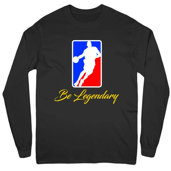 Be Legendary Mens Long Sleeve T-Shirt