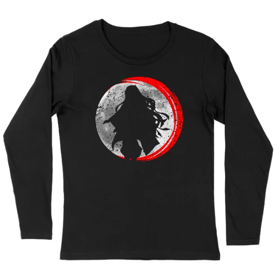 Demon Moon Womens Long sleeve T-Shirt