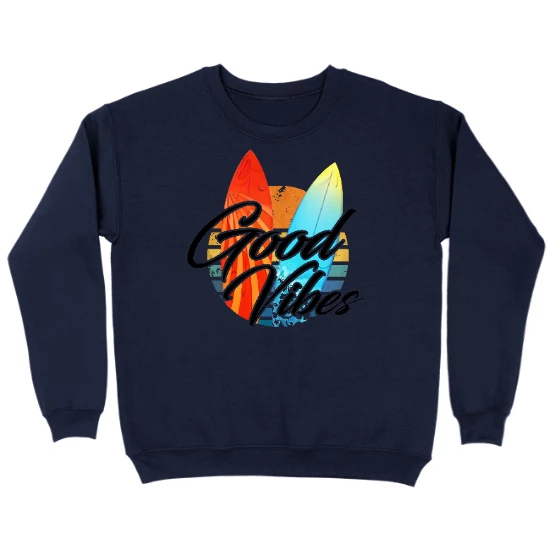 Good Vibes Kids Crewneck Sweatshirt