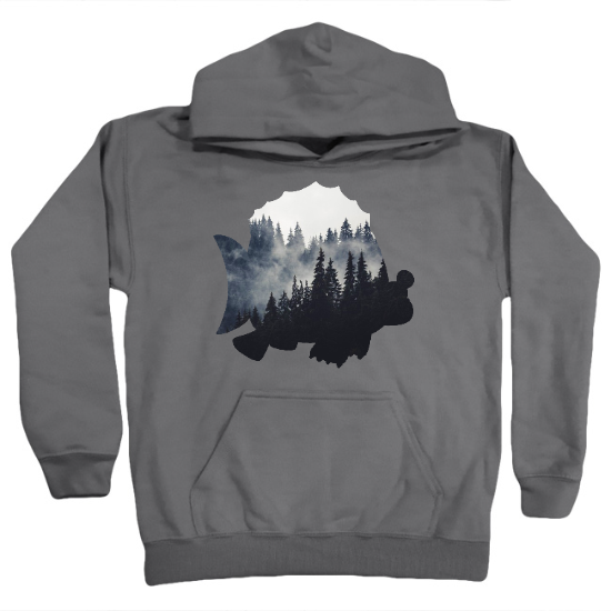 Sea Bear Forest Kids Hoodie