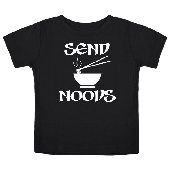 Send Noods - WHT Kids T-Shirt
