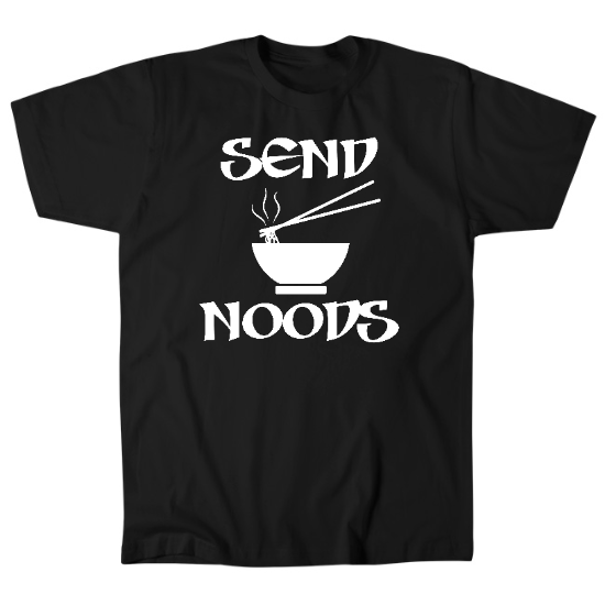 Send Noods - WHT Mens T-Shirt