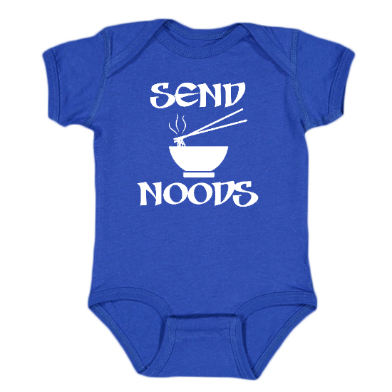 Send Noods - WHT Onesie