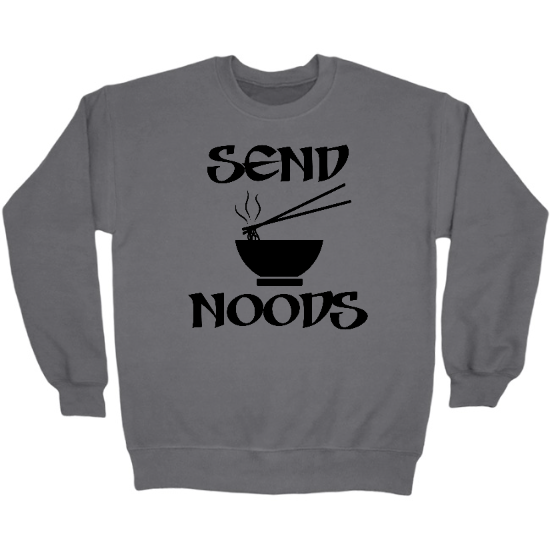 Send Noods - BLK Crewneck Sweatshirt