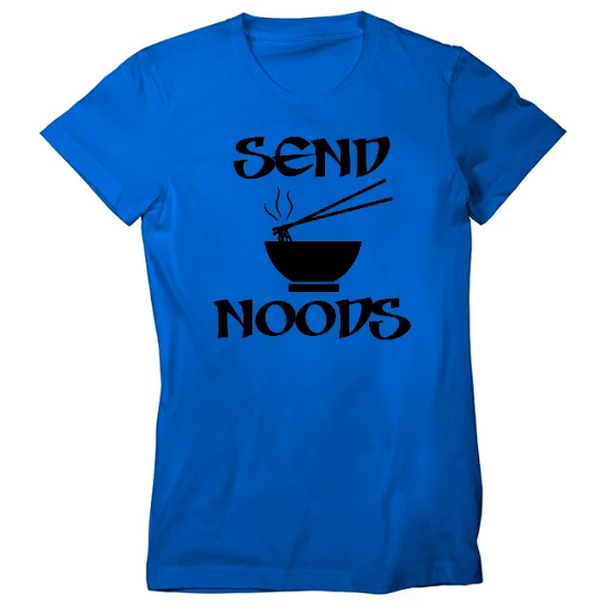 Send Noods - BLK Womens T-Shirt