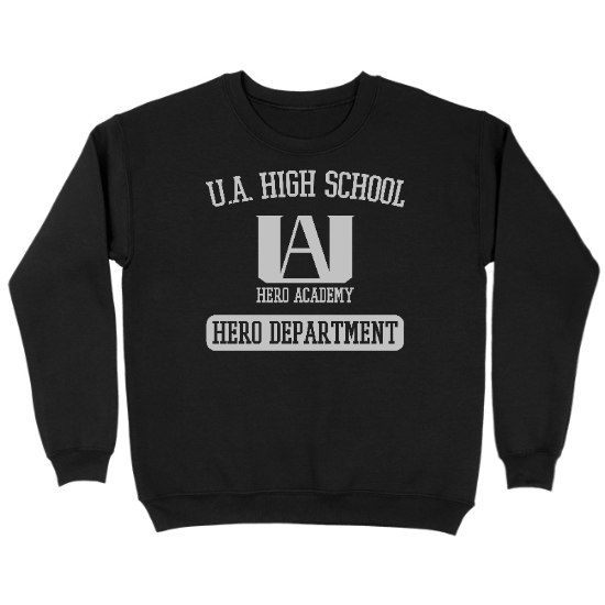 Hero Academy Hero Department Kids Crewneck Sweatshirt
