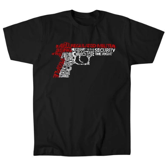 2nd Amendment Gun Words Mens T-Shirt