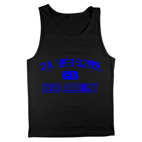 U.A Athletic Tee - Blue Mens Tank Top