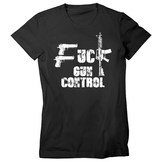 F Gun Control Womens T-Shirt