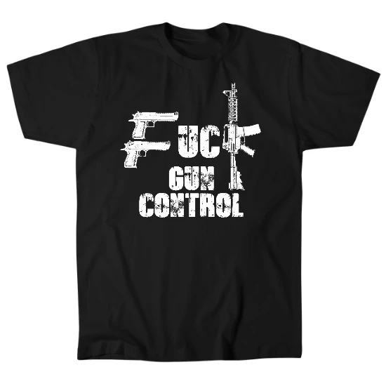F Gun Control Mens T-Shirt